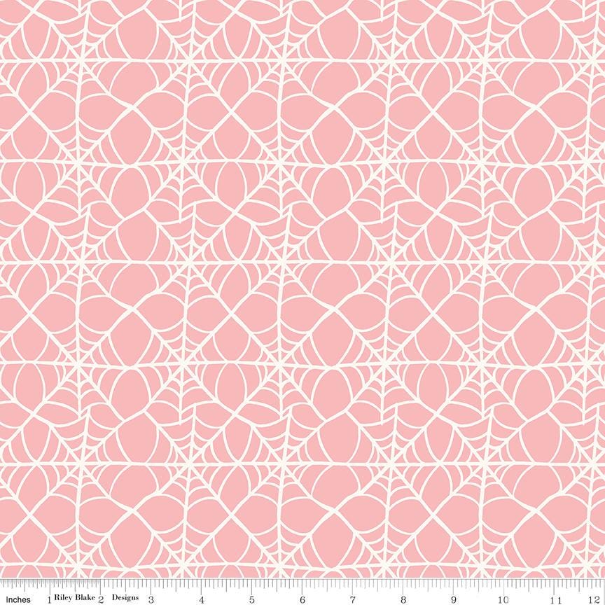 Hey Pumpkin 24 Fat Quarter Bundle, Riley Blake FQ-16030-24, Precut 18 x 22 Pink Orange Black Halloween Fat Quarter Bundle, My Mind's Eye
