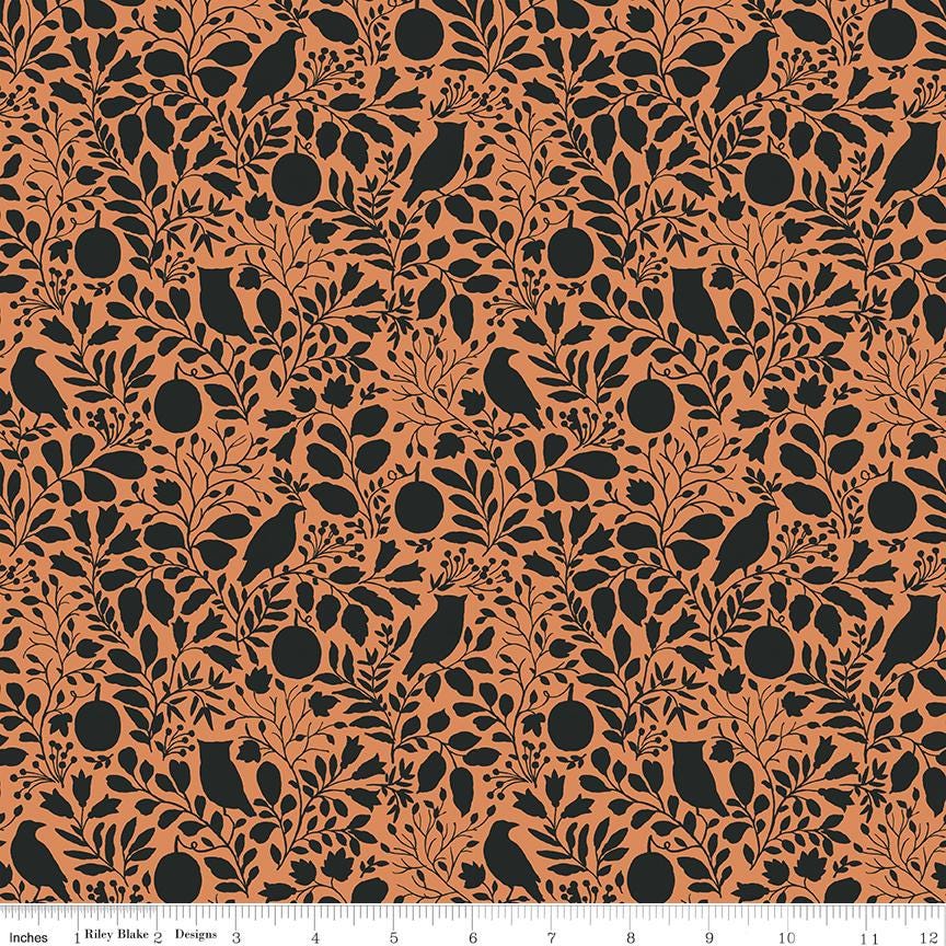 Trick or Treat 2.5" Rolie Polie, Riley Blake RP-15960-40, 2.5" Precut Black Orange Blue Purple Halloween Fabric Strip Roll, Lisa Audit
