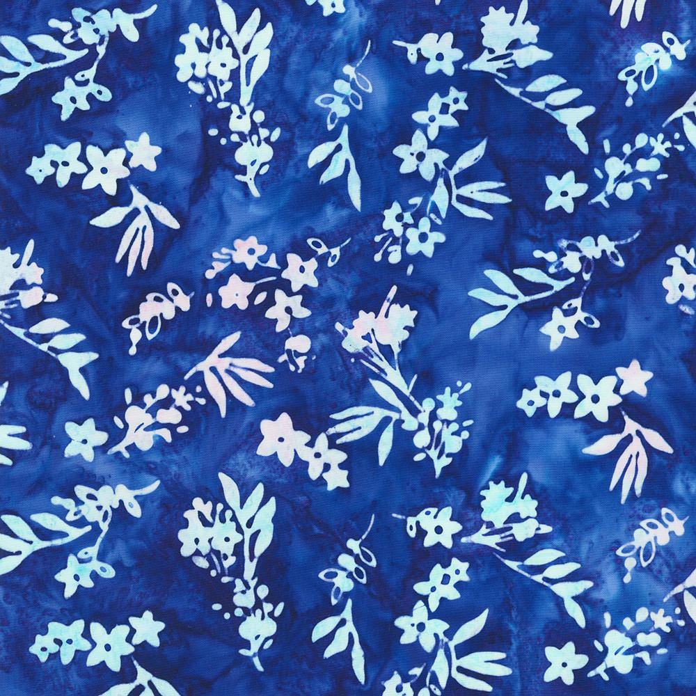 Artisan Batiks Serene Bouquet 5" Charm Squares, Robert Kaufman CHS-1294-42, 5" Precut Pink Purple Floral Batik Charm Pack Fabric Squares