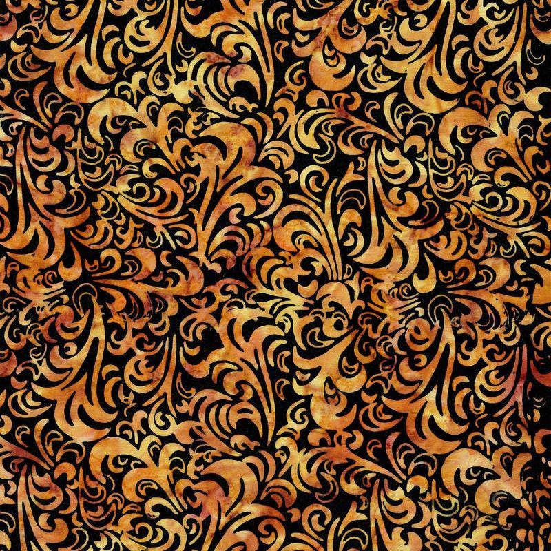 Expressions Batiks - Elementals Twirl and Swirl 5" Stacker, Riley Blake 5-21901-42, 5" Precut Multicolored Batik Fabric Squares