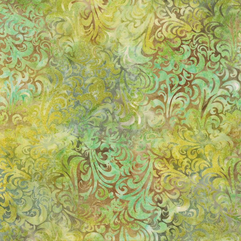 Expressions Batiks - Elementals Twirl and Swirl 5" Stacker, Riley Blake 5-21901-42, 5" Precut Multicolored Batik Fabric Squares