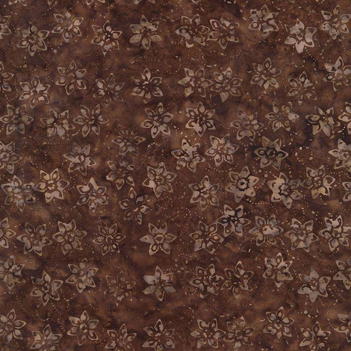 Tonga Luna Batik 5" Squares, Timeless Treasures Treat-Mini42 Luna, 5" Precut Blue Brown Batik Charm Pack Squares