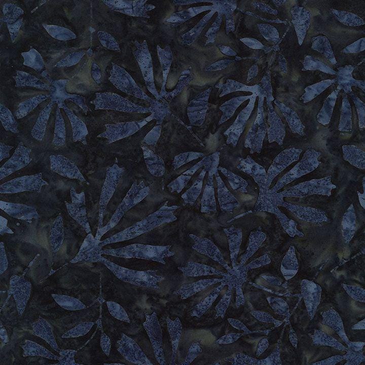 Tonga Luna Batik 5" Squares, Timeless Treasures Treat-Mini42 Luna, 5" Precut Blue Brown Batik Charm Pack Squares