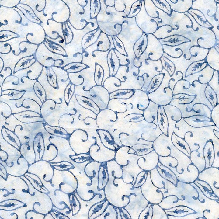Tonga Luna Batik 10" Squares, Timeless Treasures Treat-Square42 Luna, 10" Precut Blue Brown Cream Batik Quilt Fabric Squares