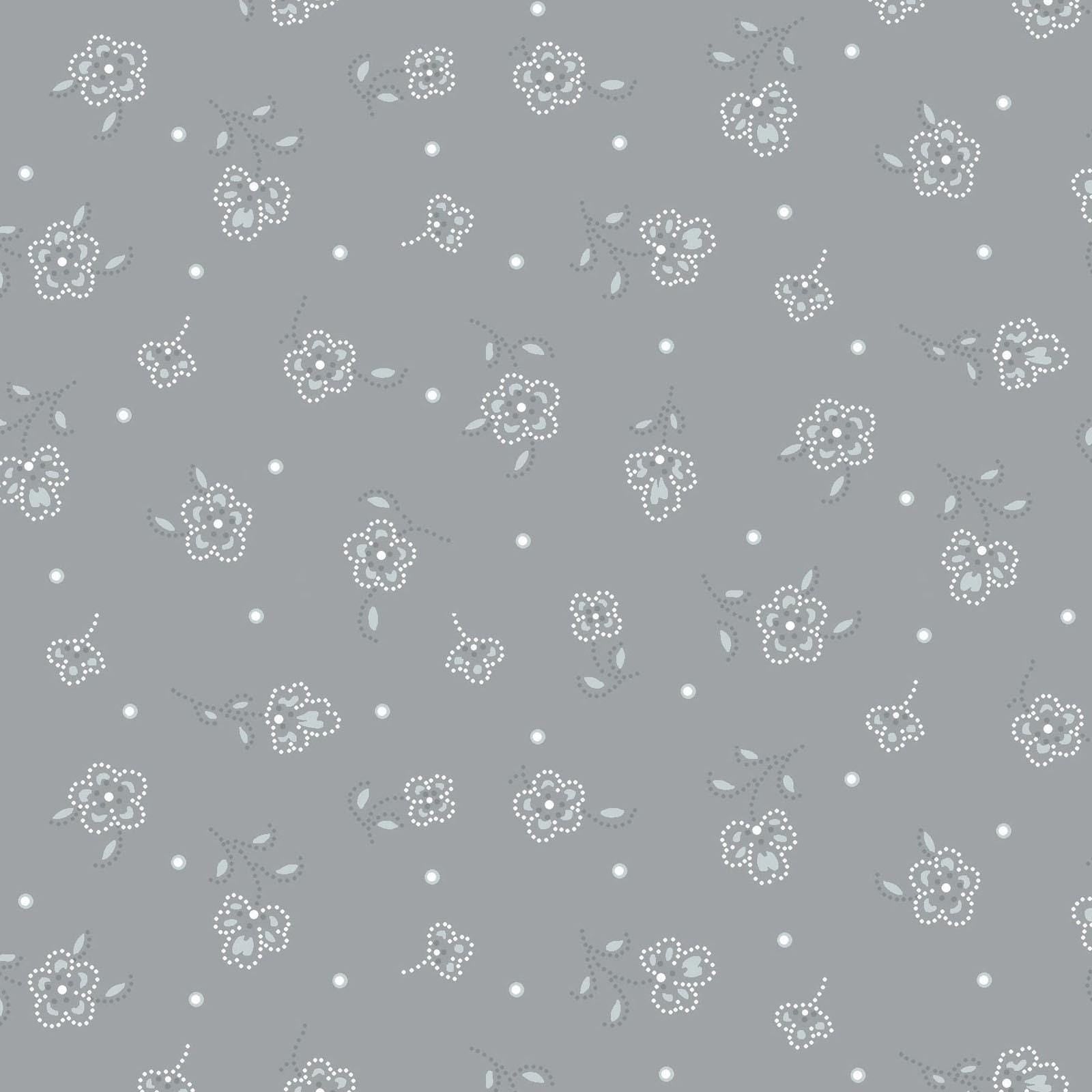 Daybreak 5" Charm Pack, Maywood Studio CP-MASDAYB, 5" Precut Soft Pastels Blue Taupe Cream Paisley Floral Charm Pack Fabric Squares