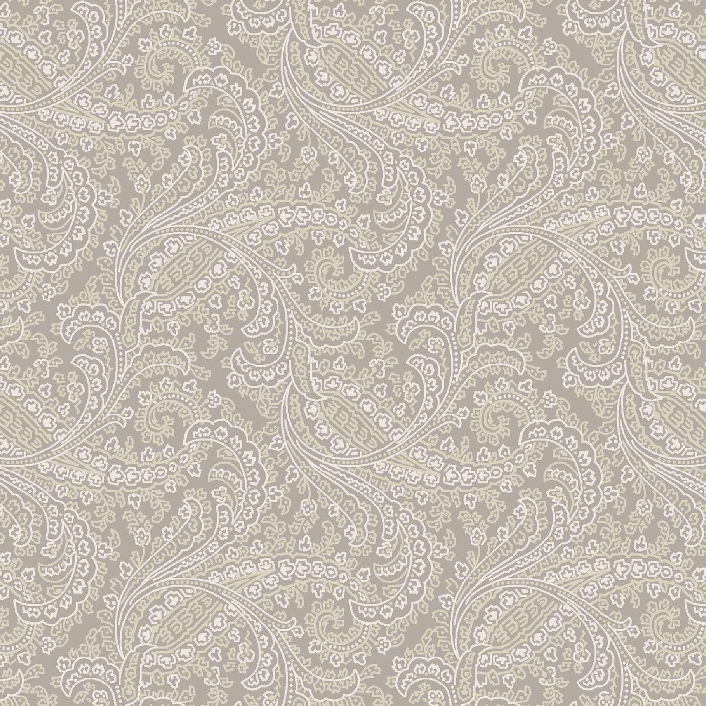 Daybreak 5" Charm Pack, Maywood Studio CP-MASDAYB, 5" Precut Soft Pastels Blue Taupe Cream Paisley Floral Charm Pack Fabric Squares