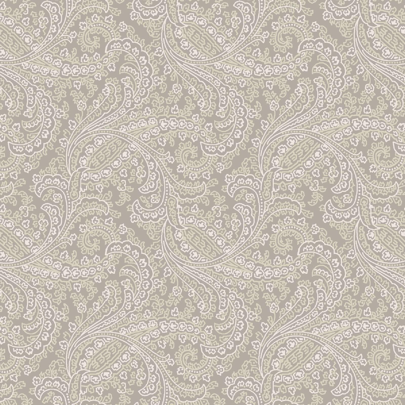 Daybreak 5" Charm Pack, Maywood Studio CP-MASDAYB, 5" Precut Soft Pastels Blue Taupe Cream Paisley Floral Charm Pack Fabric Squares