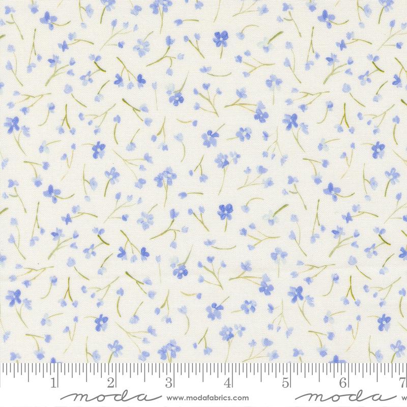 Sweet Cecily 5" Charm Pack, Moda 24640PP, 5" Precut Pink Blue Green Floral Quilt Fabric Squares, Janet Clare