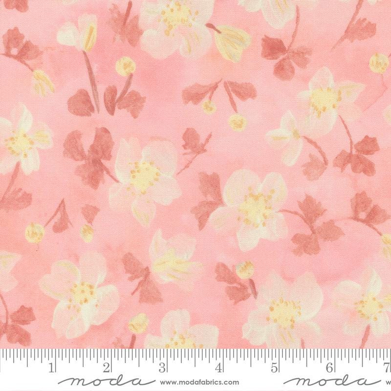 Sweet Cecily Layer Cake, Moda 24640LC, 10" Precut Pastel Pink Green Blue Floral Fabric Squares, Janet Clare