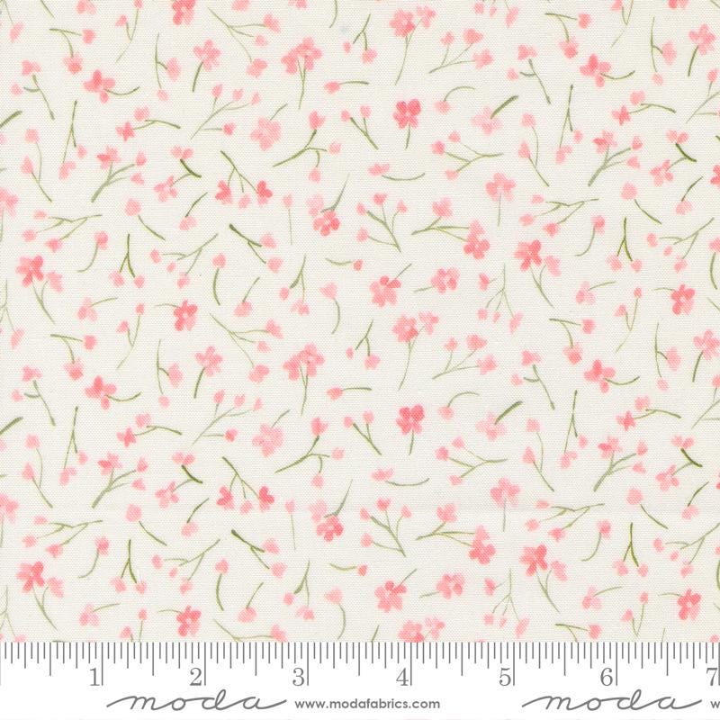 Sweet Cecily Layer Cake, Moda 24640LC, 10" Precut Pastel Pink Green Blue Floral Fabric Squares, Janet Clare