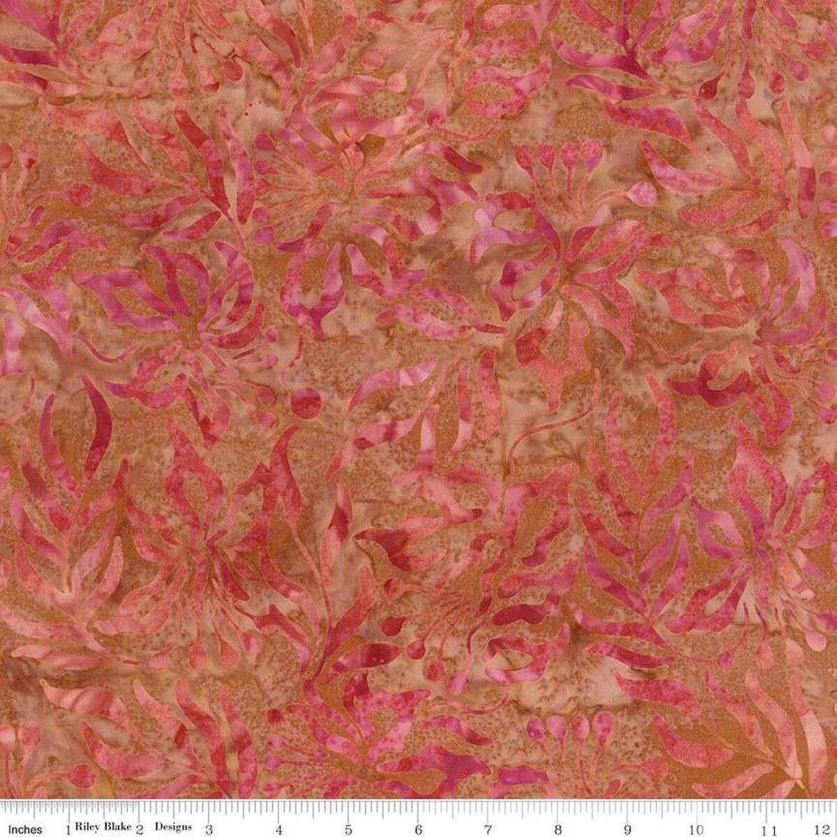 Expressions Batiks Carnival Glass Rolie Polie, Riley Blake RP-23366-40, 2.5" Precut Fall Sunflowers Floral Batik Fabric Strips