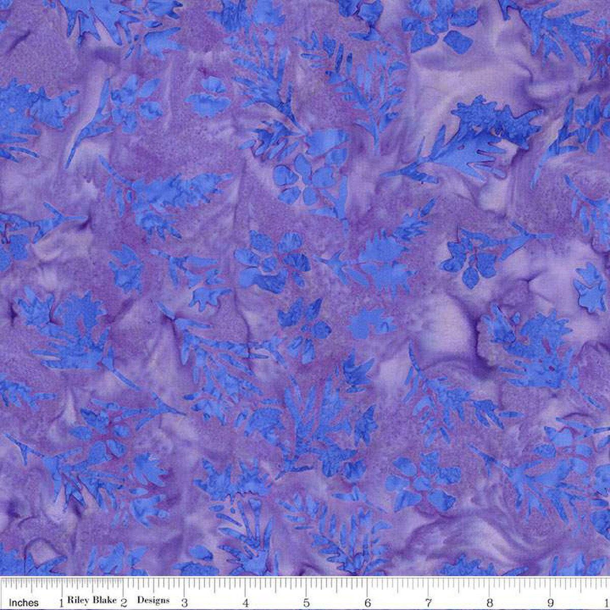 Expressions Batiks Seaside Sunset Rolie Polie, Riley Blake RP-23555-40, 2.5" Precut Purple Red Gold Teal Floral Batik Fabric Strips