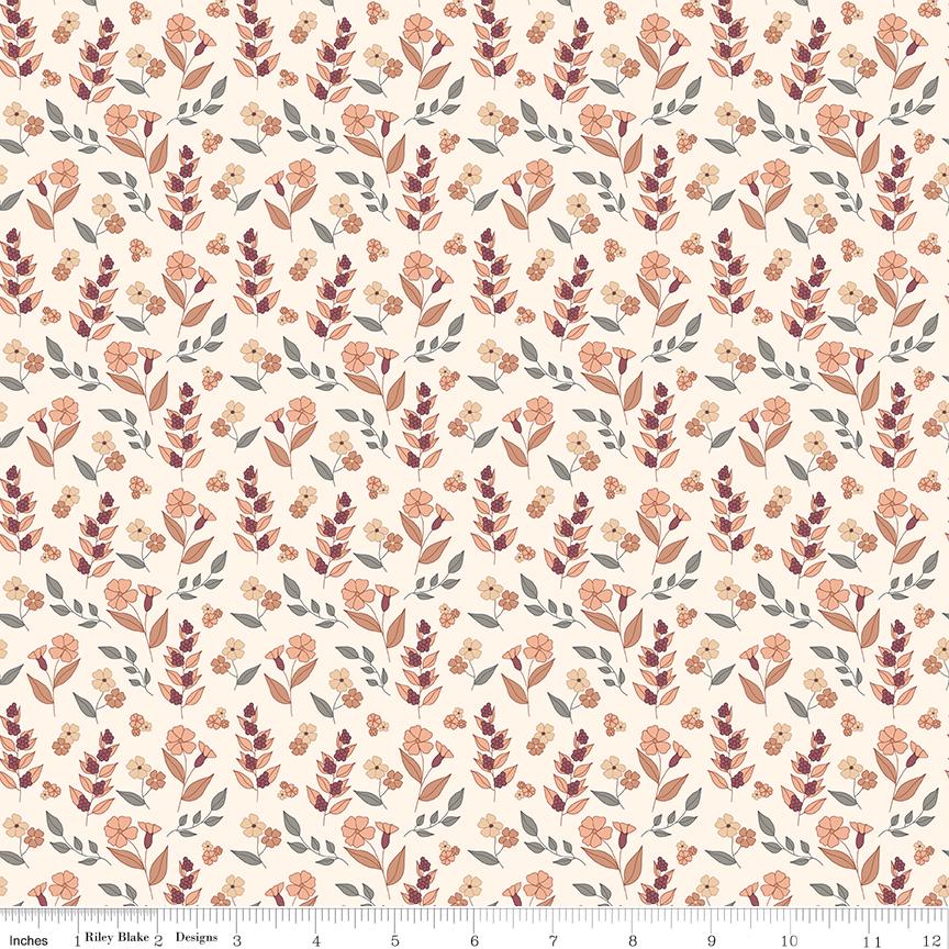 Evening on the Prairie Rolie Polie, Riley Blake RP-16740-40, 2.5" Precut Autumn Fall Sunflowers Fabric Strip Roll, Melissa Gilbert