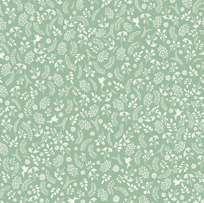 Unicorn Dreams 5" Charm Pack, Poppie Cotton UD25726, 5" Precut Pink Mint Yellow Floral Charm Fabric Squares, Ginger Deverell