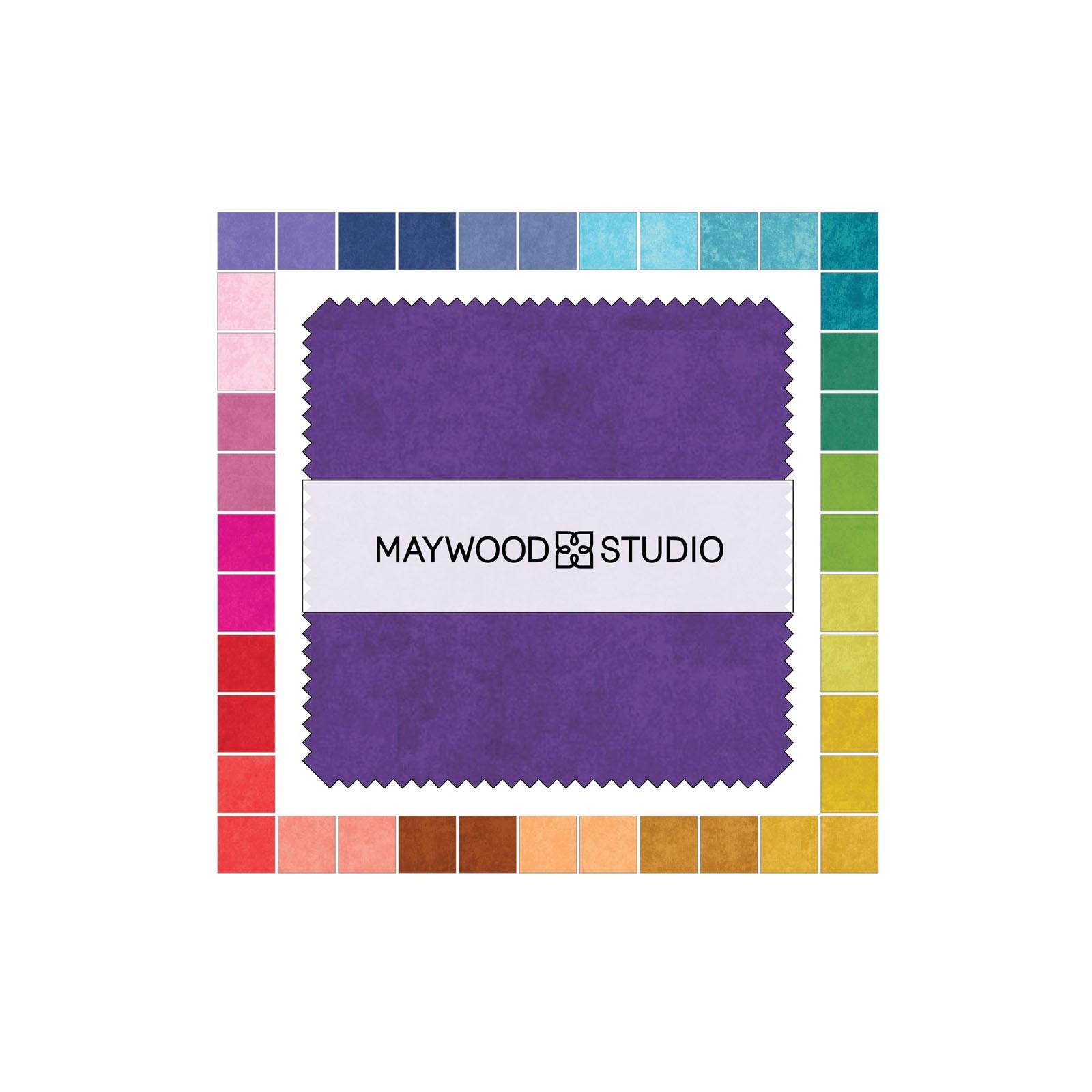 Shadow Play 5" Charm Pack, Maywood Studio CP-MASSHP-SPCT, 5" Precut Solidish Charm Pack Fabric Squares