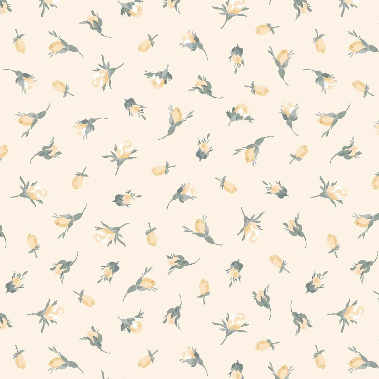 La Fleur FLANNEL 10" Squares, SQ-MASLAFF, Precut 10" Red Green Teal Yellow Floral Flannel Fabric Squares, Maywood Studio
