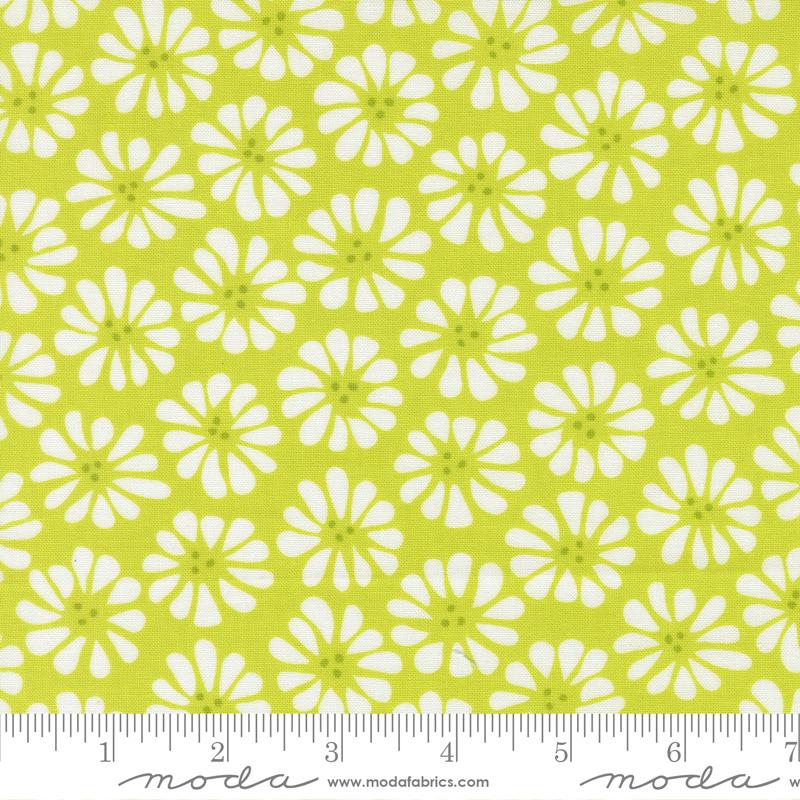 On the Bright Side 5" Charm Pack, Moda 22490PP, Spring Floral Yellow Green Purple Blue 5" Precut Fabric Squares, Me and My Sister