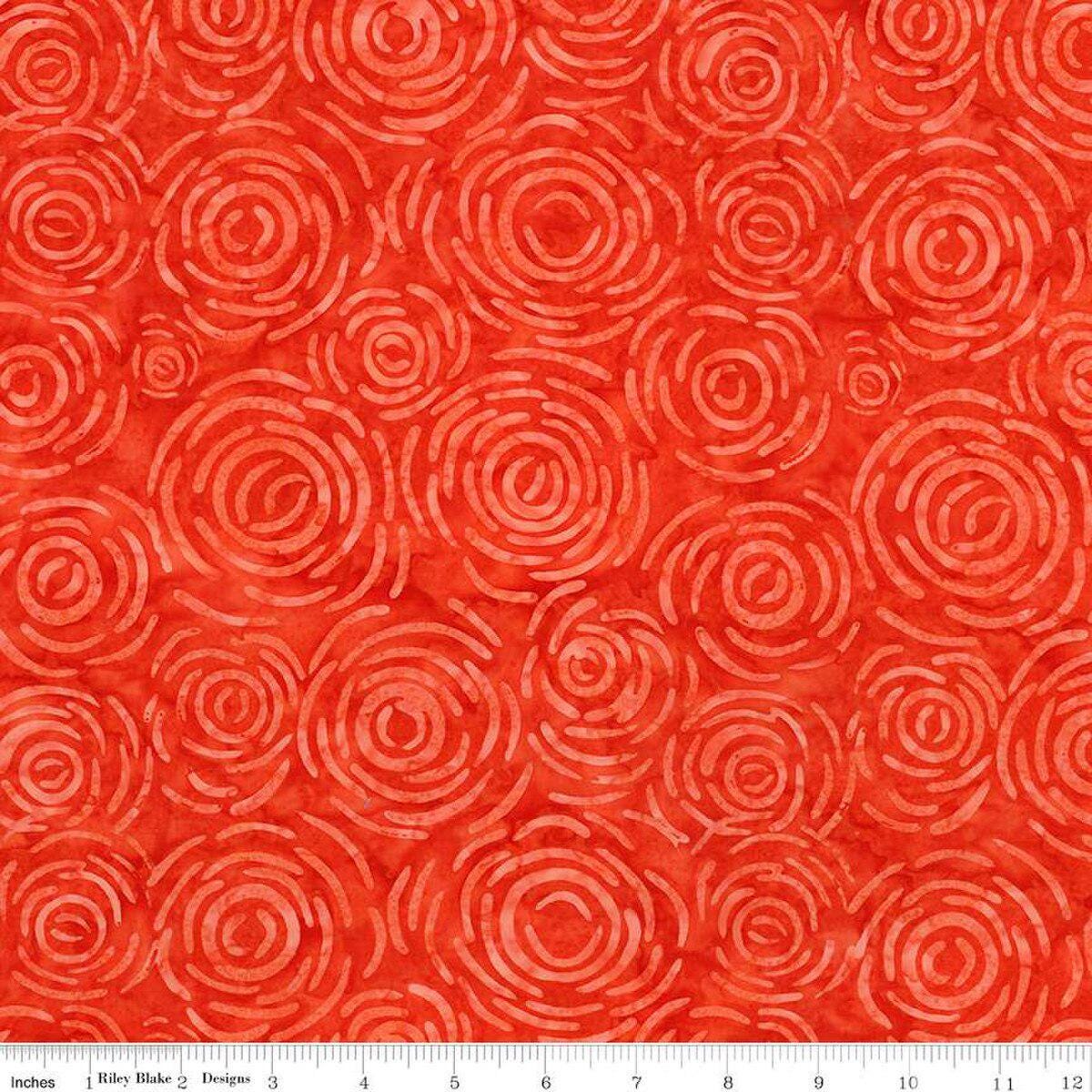 Expressions Batiks Carnival Glass Rolie Polie, Riley Blake RP-23366-40, 2.5" Precut Fall Sunflowers Floral Batik Fabric Strips