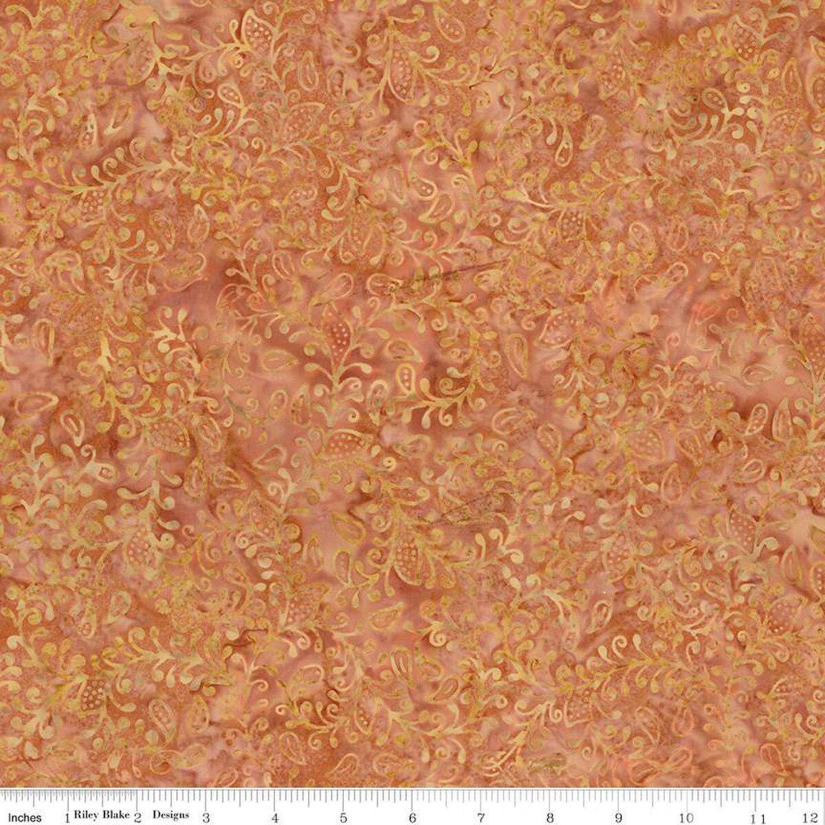 Expressions Batiks Carnival Glass Rolie Polie, Riley Blake RP-23366-40, 2.5" Precut Fall Sunflowers Floral Batik Fabric Strips