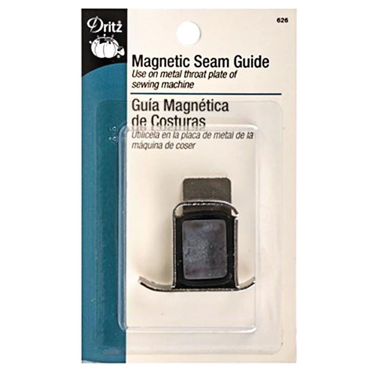 Magnetic Seam Guide, Dritz 626, Seam Guide for Sewing Machines, Reusable Removable Seam Guide