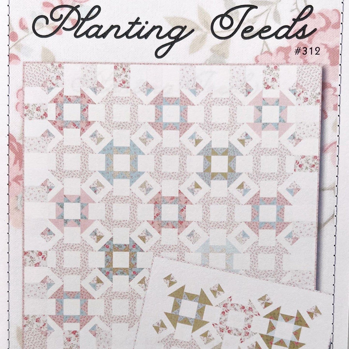 Planting Seeds Quilt Pattern, Acorn Quilt and Gift AQG312, Yardage Friendly Churn Dash Stars Baby Wall Throw Quilt Pattern, Brenda Riddle