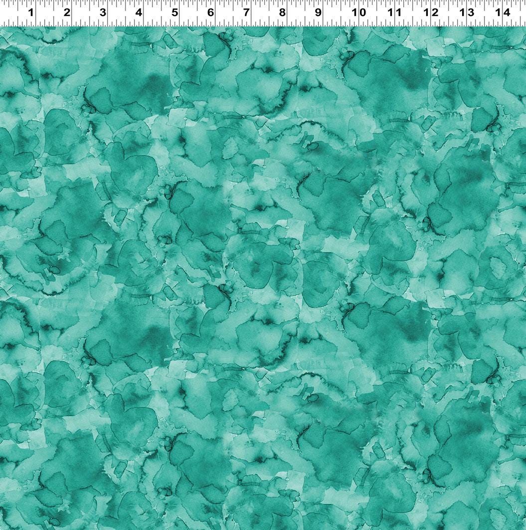 Lily Pond 20 Fat Quarter Bundle, Clothworks FQ0524, Water Lilies Koi Fish Dragonflies Pink Blue Green Floral Fabric