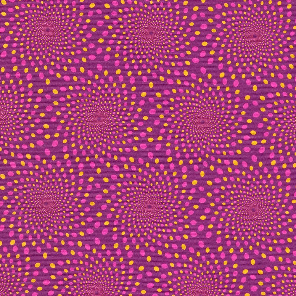 Sunflower Sonata Roll Up, Robert Kaufman RU-1342-40, 2.5" Precut Pink Teal Yellow Floral Digitally Printed Quilt Fabric, Lola & Bek