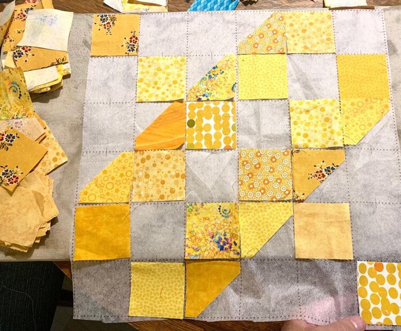 Jacob's Ladder Classic Pack, Quiltsmart QS20030, Printed Fusible Interfacing, Easy Lap Twin or Table Runner Quilt Kit