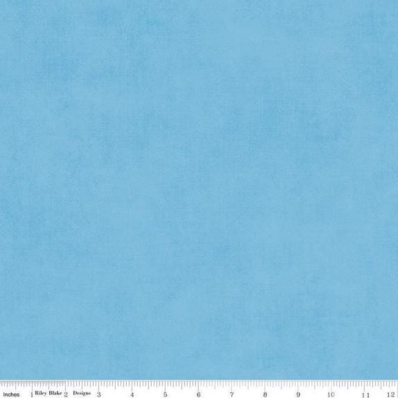 Shades - Celestial Mottled Blue Tonal Fabric, Riley Blake C200-Celestial, Light Blue Quilter's Cotton, By the Yard