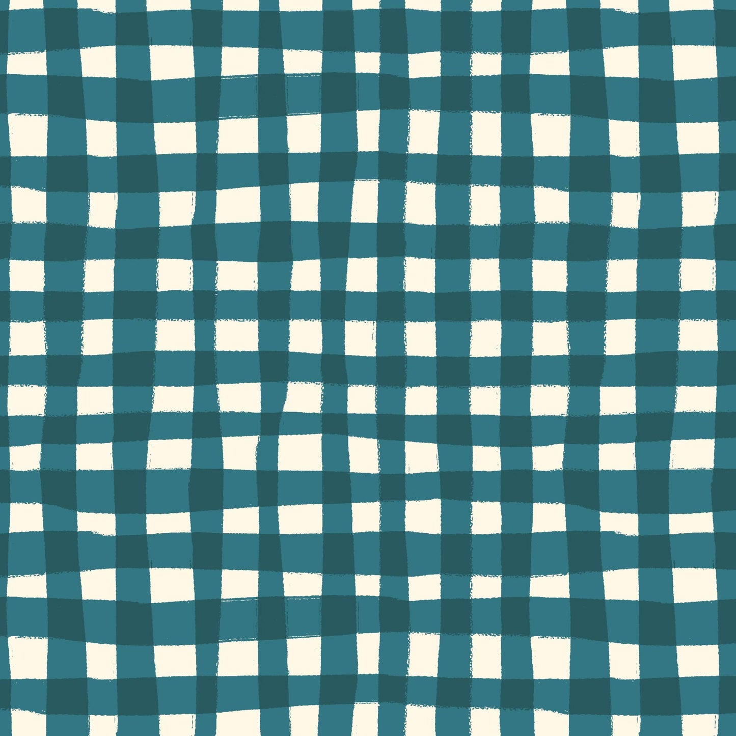 Picnic 5" Fabric Squares, Cloud9 Fabrics 600565, 5" Precut Navy Blue Teal Rust Gold Floral Gingham Quilt Fabric Squares