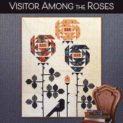 Visitor Among the Roses Quilt Pattern, Robin Pickens RPQPVAR173