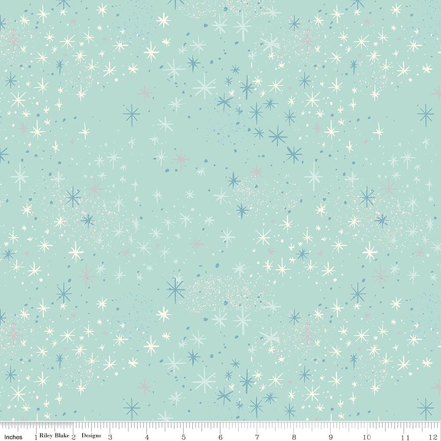 Wishes 5" Stacker, Riley Blake 5-18070-42, 5" Precut Pink Blue Mint Lavender Cinderella Fairy Tale Charm Pack Fabric Squares, Jill Howarth