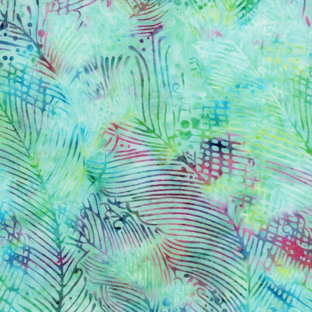 Serene Sea 10" Stack, Island Batik, Precut 10" Turquoise Blue Teal Purple Coastal Beach Shells Batik Layer Cake Fabric Squares
