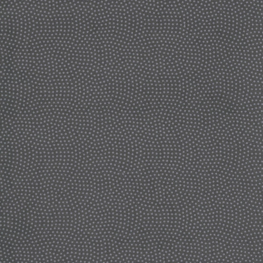 Spin Basics - Steel Dark Gray Dots Fabric, Timeless Treasures SPIN-5300 Steel, Gray Tonal Texture Fabric, By the Yard