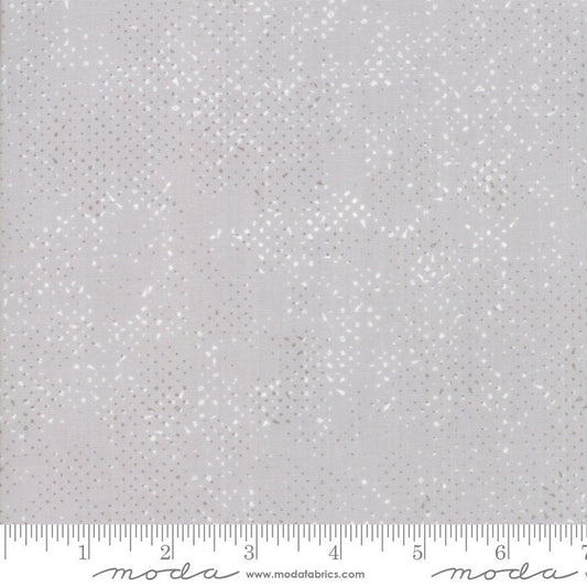 Spotted - Zen Grey Dots Tonal Fabric, Moda 1660 87, Grey Tone on Tone Texture Blender Fabric, By the Yard