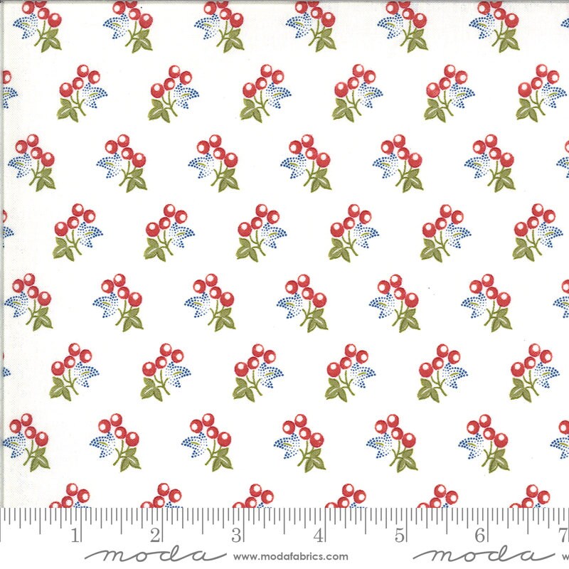 LAST CALL Harbor Springs Jelly Roll, Moda 14900JR, 2.5" Inch Precut Fabric Strips, Red White Blue Paisley Floral Fabric, Minick Simpson