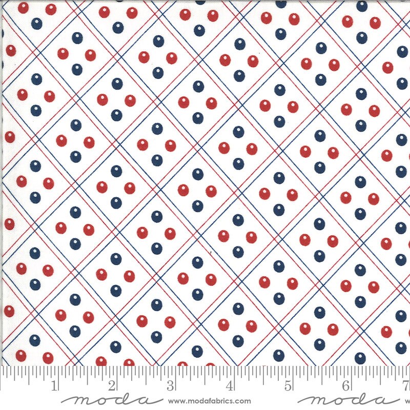 LAST CALL Harbor Springs Jelly Roll, Moda 14900JR, 2.5" Inch Precut Fabric Strips, Red White Blue Paisley Floral Fabric, Minick Simpson