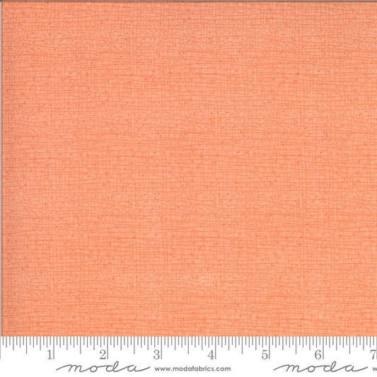 LAST CALL Thatched - Peach Tonal Texture Blender Fabric, Moda 48626 139, Solana Peach Blender, Robin Pickens, By the Yard
