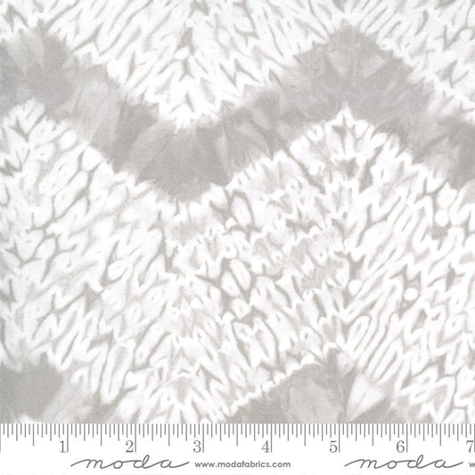 LAST CALL Tochi - Yama Gray and White Dyed-Look Fabric, Moda 48062 18, Gray White Shibori Quilt Fabric, Debbie Maddy, By the Yard