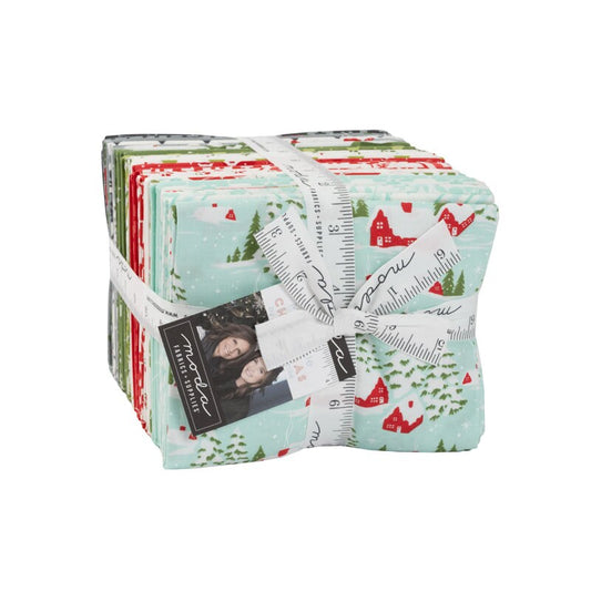 LAST CALL Merry Little Christmas Fat Quarter Bundle, Moda 55240Ab, 18 x 22 Fabric Cuts, Christmas Fabric FQ Bundle, Bonnie Camille