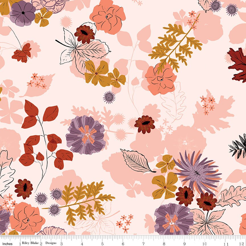LAST CALL Maple Rolie Polie, Riley Blake RP-12470-40, 2.5" Inch Fabric Strips, Autumn Fall Fabric Strips, Gabrielle Neil Designs