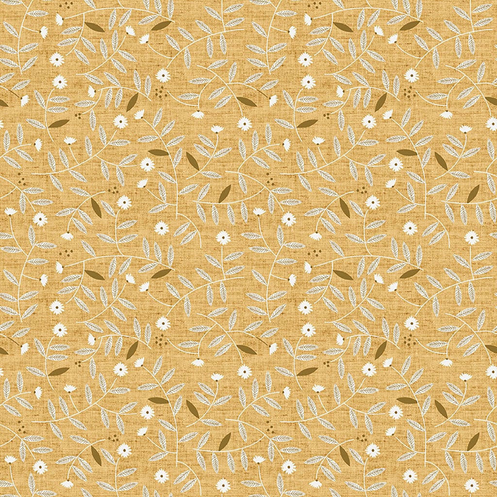 LAST CALL Verdure 5" Squares, Clothworks SQ0366, Multicolored Floral Charm Pack, 5" Inch Precut Fabric Squares, Esther Fallon Lau