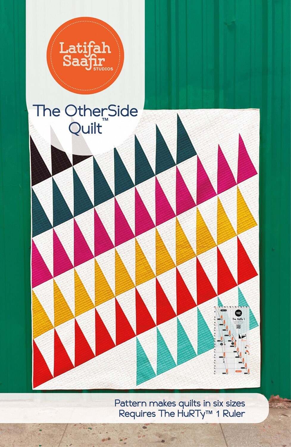 LAST CALL The Otherside Quilt Pattern, Latifah Saafir LSS-00027, Yardage Friendly Baby Throw Twin Full Twin Queen King Quilt Pattern