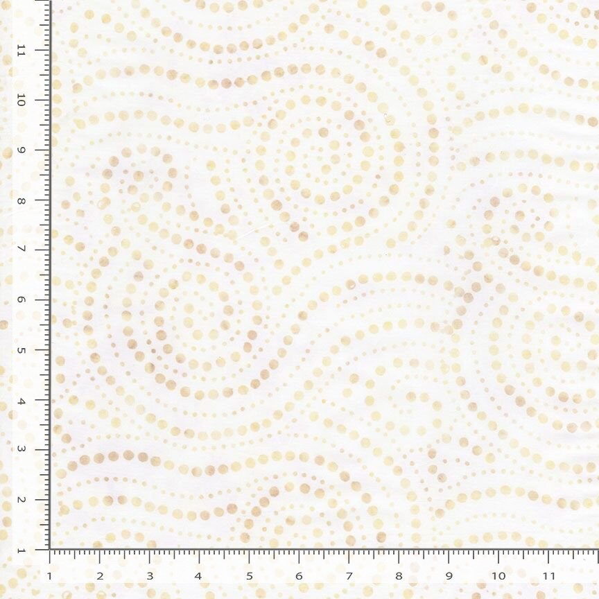 108" XTONGA - Large Loose Dotted Spiral Batik Wide Quilt Back Fabric, Timeless Treasures Xtonga B1202 Peace, Neutral Wide Back, By the Yard