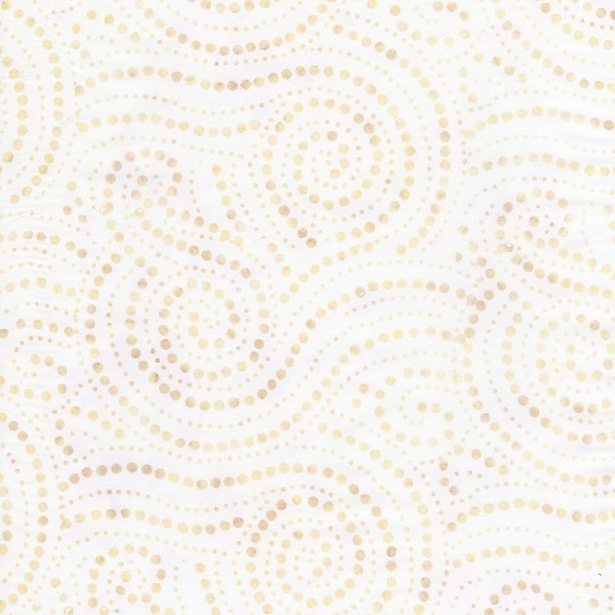 108" XTONGA - Large Loose Dotted Spiral Batik Wide Quilt Back Fabric, Timeless Treasures Xtonga B1202 Peace, Neutral Wide Back, By the Yard