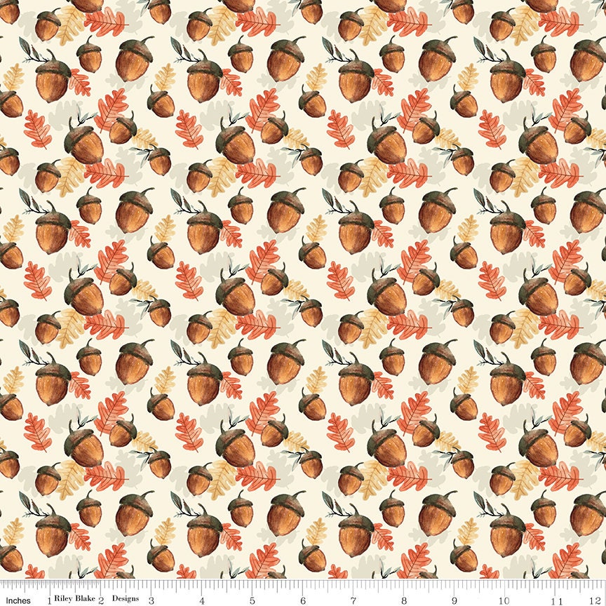 Shades of Autumn 10" Inch Stacker, Riley Blake 10-13470-42, Autumn Fall Precut Quilt Fabric Squares, My Mind's Eye