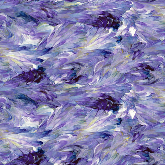 108" Fluidity - Coral Purple Lavender Wide Quilt Back Fabric, P & B Textiles FWID5113-C, Wide Back Fabric, Quilt Backing, By the Yard