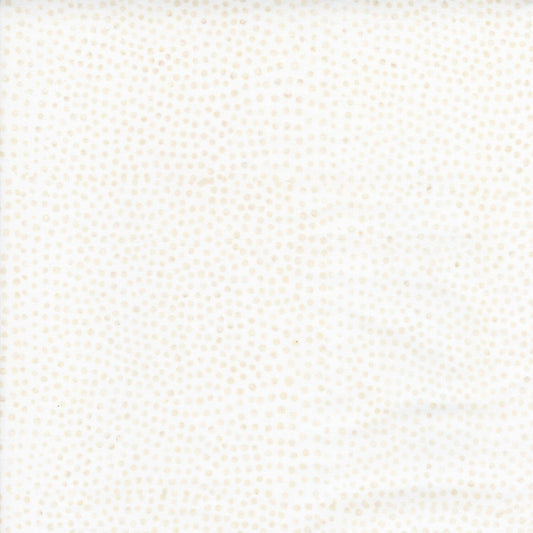Tonga Batiks Alabaster - Spots Off White Neutral Batik Fabric, Timeless Treasures B3798 Linen, Neutral Blender Quilt Fabric, By the Yard