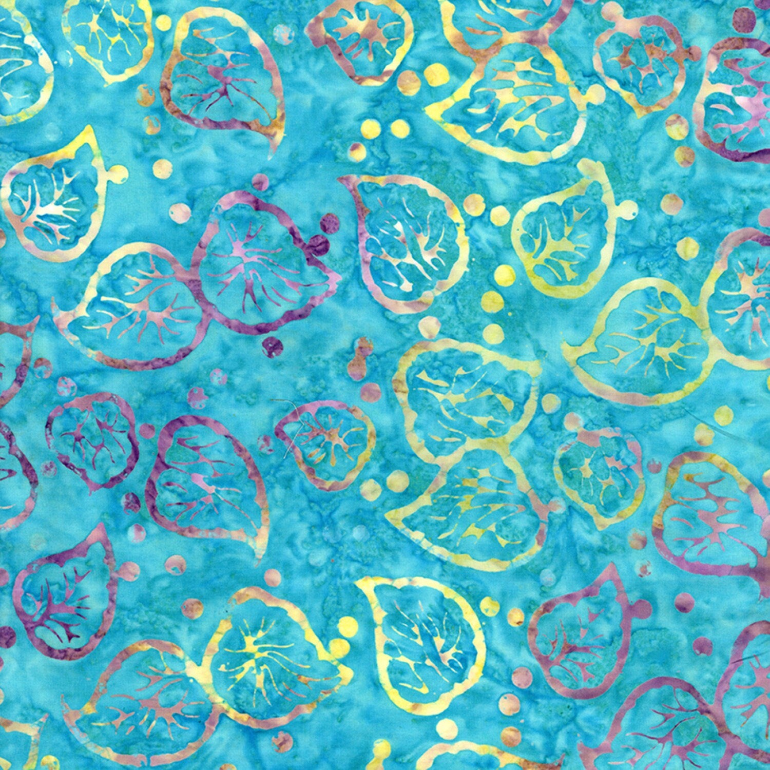 Splash Batik 10" Squares, Timeless Treasures Treat-Square42 Splash, Blue Yellow Green Batik Quilt Fabric, 10" Inch Precut Fabric Squares,