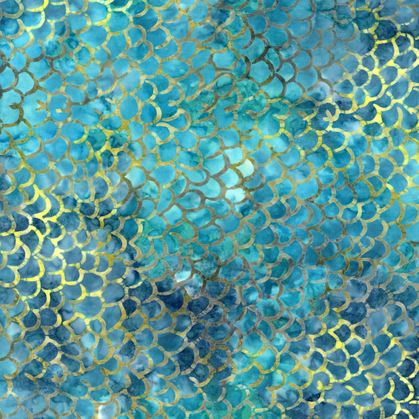 Splash Batik 10" Squares, Timeless Treasures Treat-Square42 Splash, Blue Yellow Green Batik Quilt Fabric, 10" Inch Precut Fabric Squares,